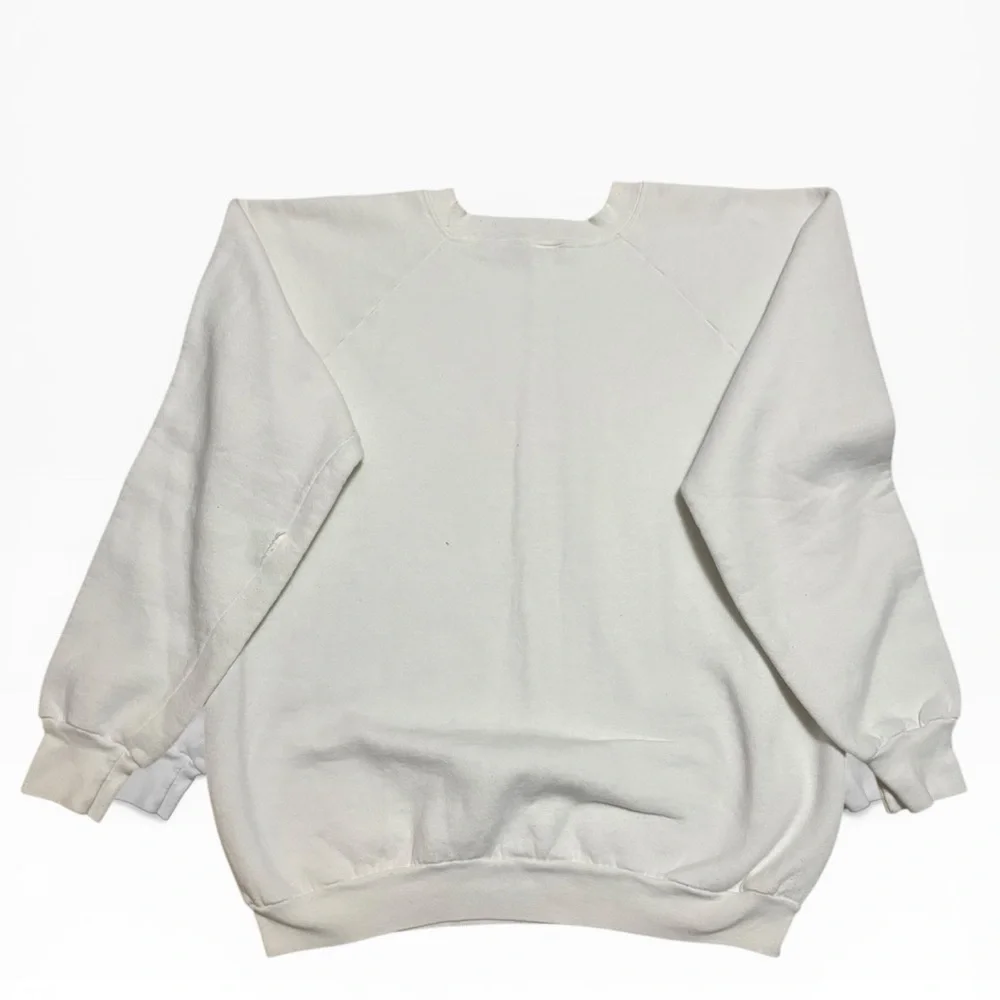 Vintage 90s “I Have An Attitude” Calvin and Hobbs Bootleg White Crewneck XL - Picture 2 of 7